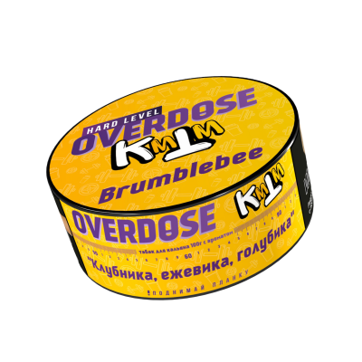 Overdose x KMTM 100гр Brumblebee (Клубника, ежевика, голубика)