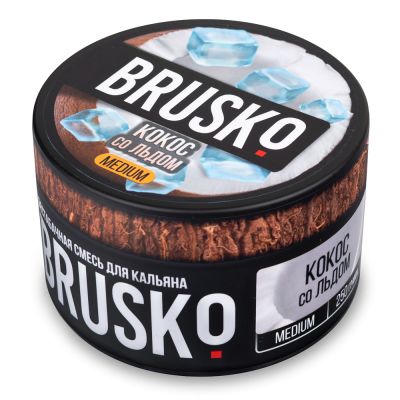 Бестабачная смесь BRUSKO 250гр Medium Кокос со льдом