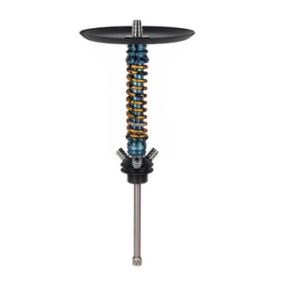 Кальян - Mamay Customs - Coilovers Mini (Tiffany - Gold анод.) (Шахта,мундштук)