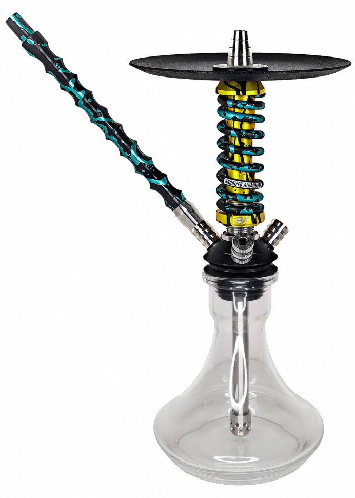 Кальян MAMAY CUSTOMS - Coilovers Micro (Rick&Morty) (Шахта,мундштук)