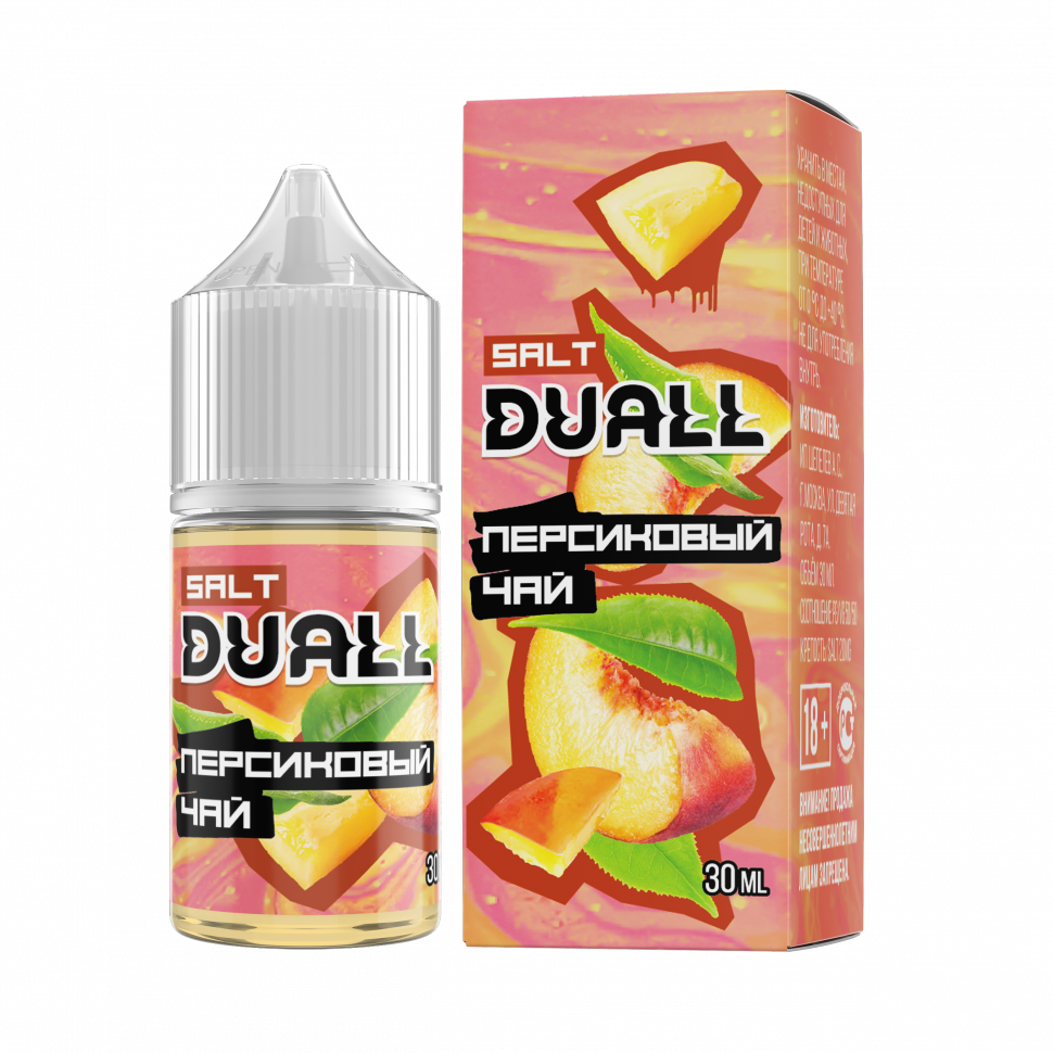 DUALL SALT hard  Персиковый чай 30ml