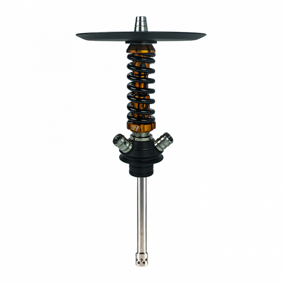 Кальян MAMAY CUSTOMS - Coilovers Micro (Золотой сплеш) (Шахта,мундштук)