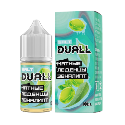 DUALL SALT hard  Мятные леденцы, эвкалипт 30ml