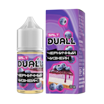 DUALL SALT hard  Черничный чизкейк 30ml