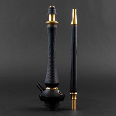 Кальян UNION HOOKAH - Sleek PVD (Black) (Шахта, мундштук, уплотнители)
