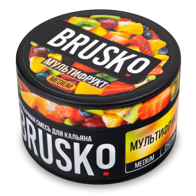 Бестабачная смесь BRUSKO 250гр Medium Мультифрукт