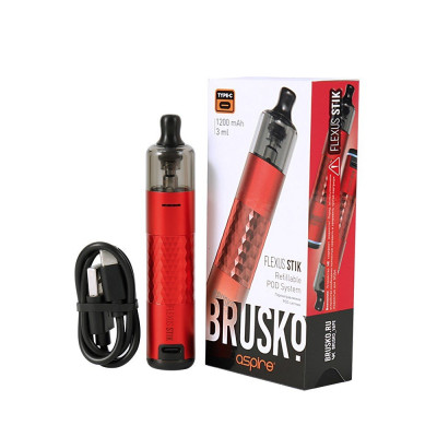 Pod набор BRUSKO FLEXUS STIK Красный