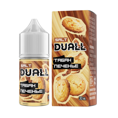 DUALL SALT hard  Табак, печенье 30ml