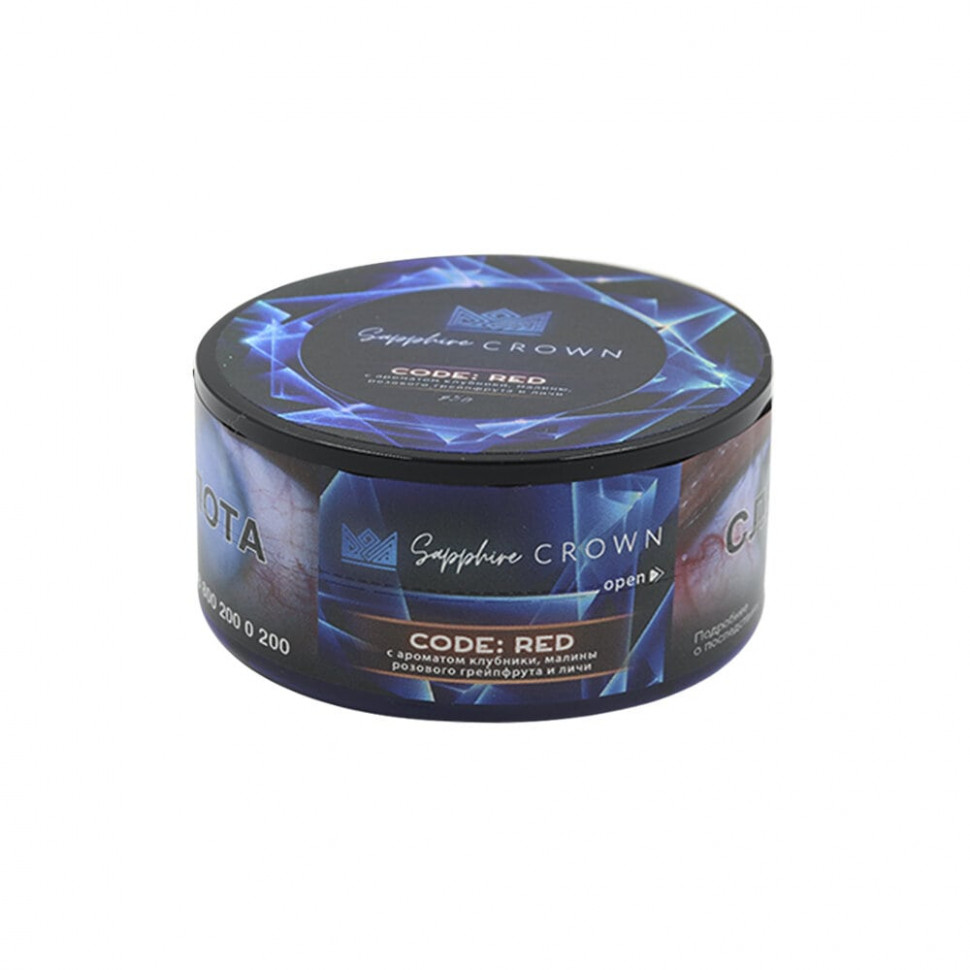 Sapphire Crown 25гр CODE: RED (Клубника, малина, розовый грейпфрут, личи)