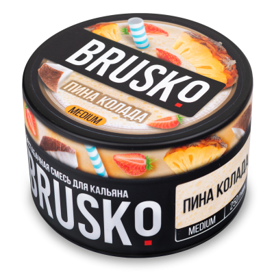 Бестабачная смесь BRUSKO 250гр Medium Пина колада