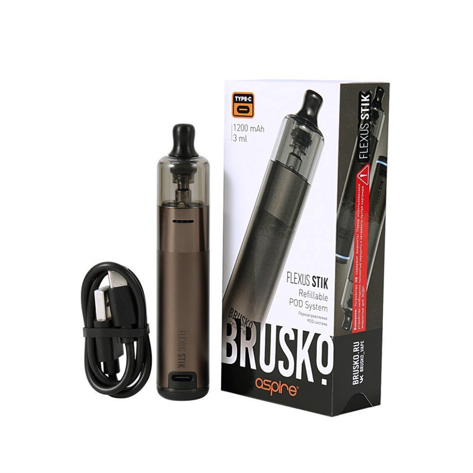 Pod набор BRUSKO FLEXUS STIK Темно-серый
