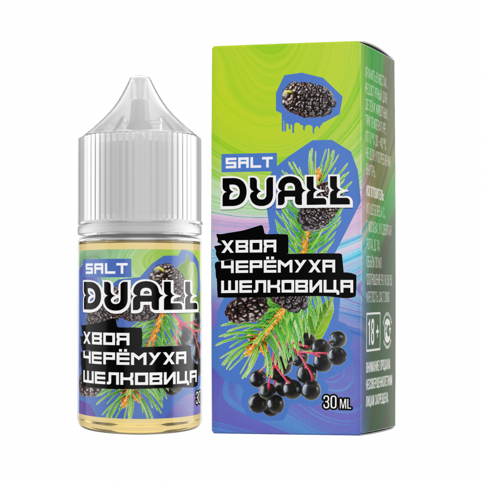 DUALL SALT hard  Хвоя, черѐмуха, шелковица 30ml