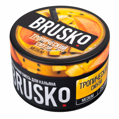 Бестабачная смесь BRUSKO 250гр Medium Тропический смузи