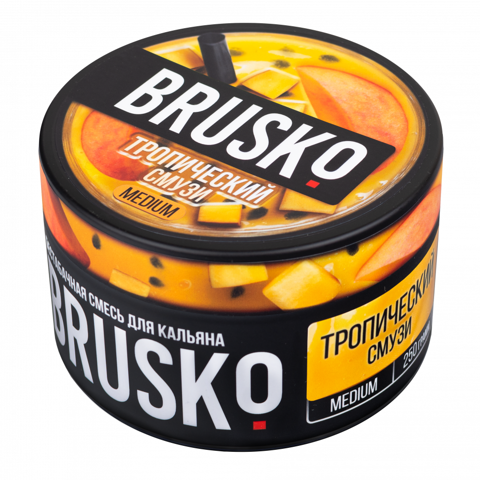 Бестабачная смесь BRUSKO 250гр Medium Тропический смузи