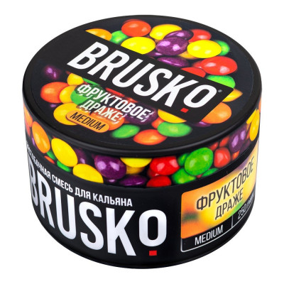Бестабачная смесь BRUSKO 250гр Medium Фруктовое драже