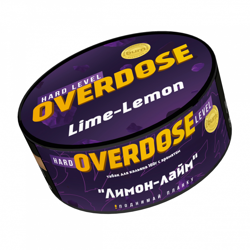 Overdose 100гр Lime-Lemon (Лимон-лайм)