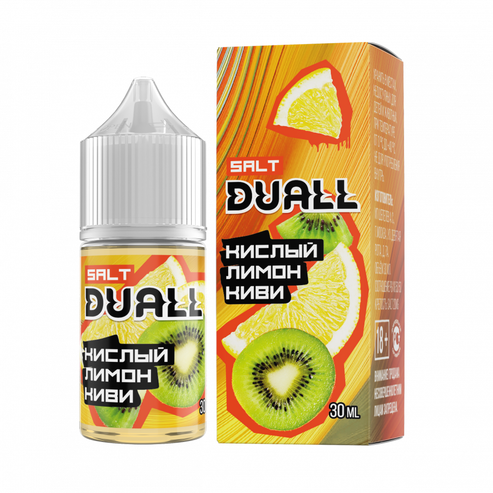 DUALL SALT hard  Кислый лимон, киви 30ml