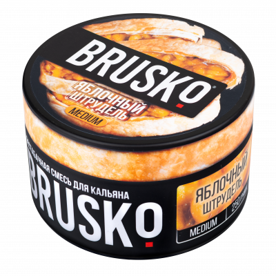 Бестабачная смесь BRUSKO 250гр Medium Яблочный штрудель