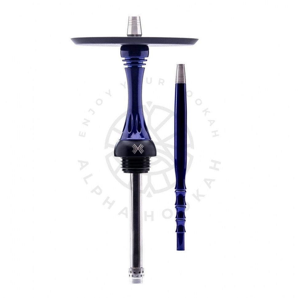 Кальян Alpha Hookah X - Dark Blue (Cиний лак)