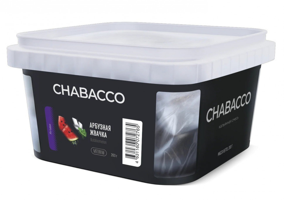 Chabacco 200гр Mix Medium Watermelon Gum