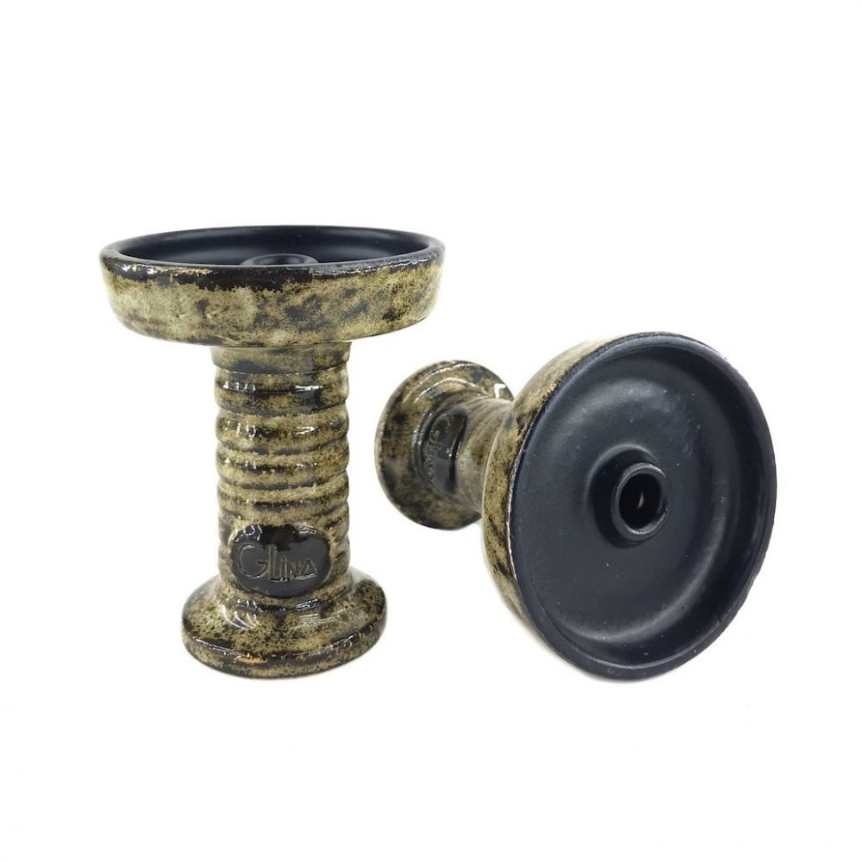 Чаша Glina Гармошка (Коричневая)