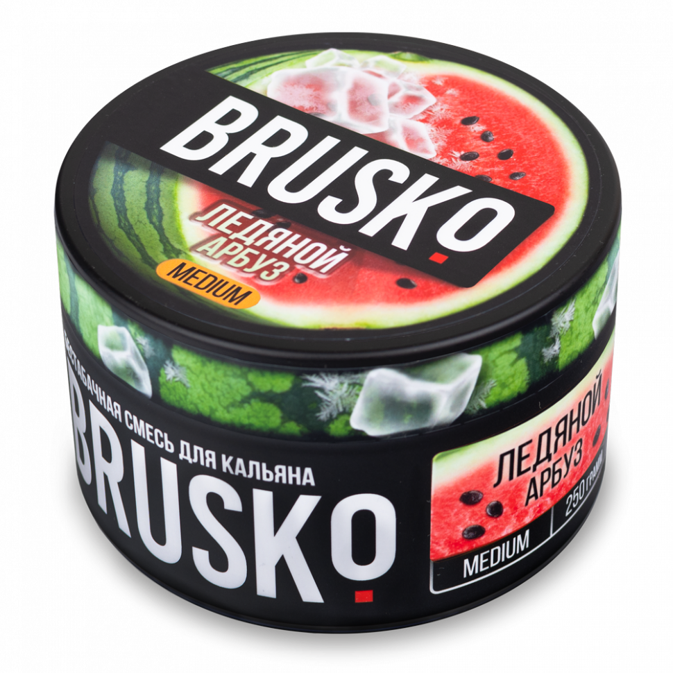 Бестабачная смесь BRUSKO 250гр Medium Ледяной арбуз