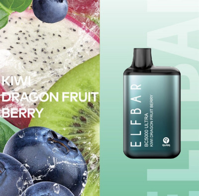 ELF BAR 5000 BC ULTRA Kiwi Dragon Fruit Berry