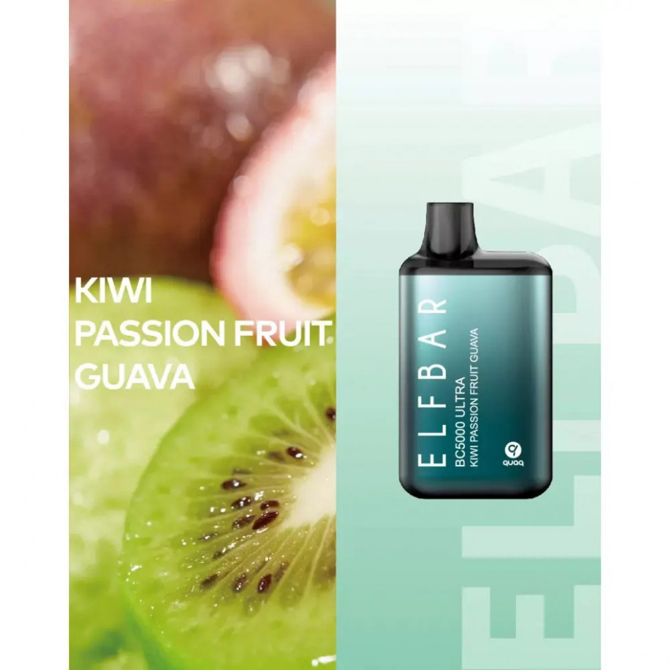 ELF BAR 5000 BC ULTRA Kiwi passion fruit guava