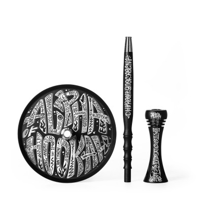 Набор X SET (Alpha of Hookah) - мундштук, накладка, блюдце