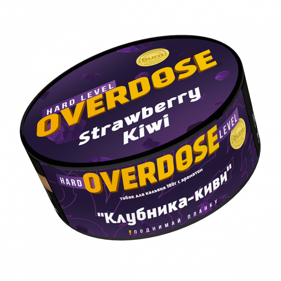 Overdose 100гр Strawberry Kiwi (Клубника-киви)