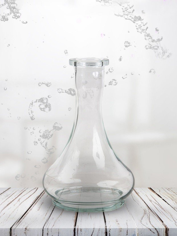 46-1 Колба VG капля со швом прозрачный