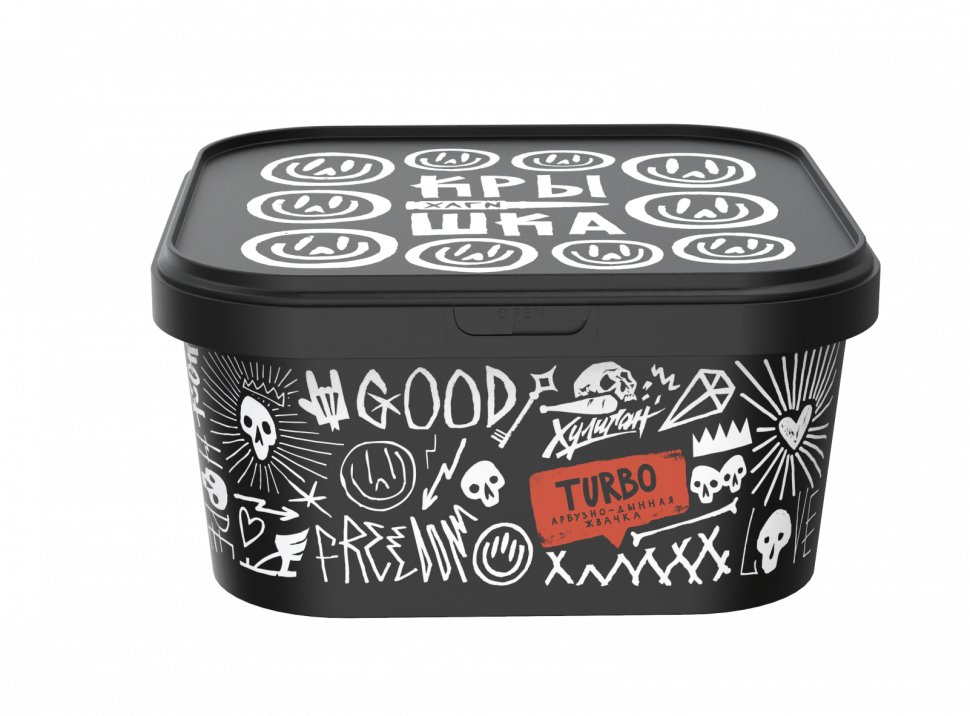 Табак Хулиган 200гр Turbo – Арбузно-дынная жвачка