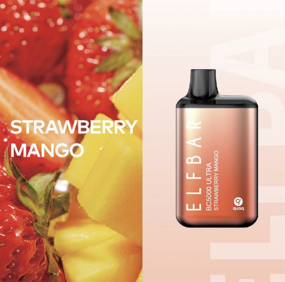 ELF BAR 5000 BC ULTRA Strawberry Mango