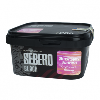 SEBERO Black 200гр Strawberry Banana