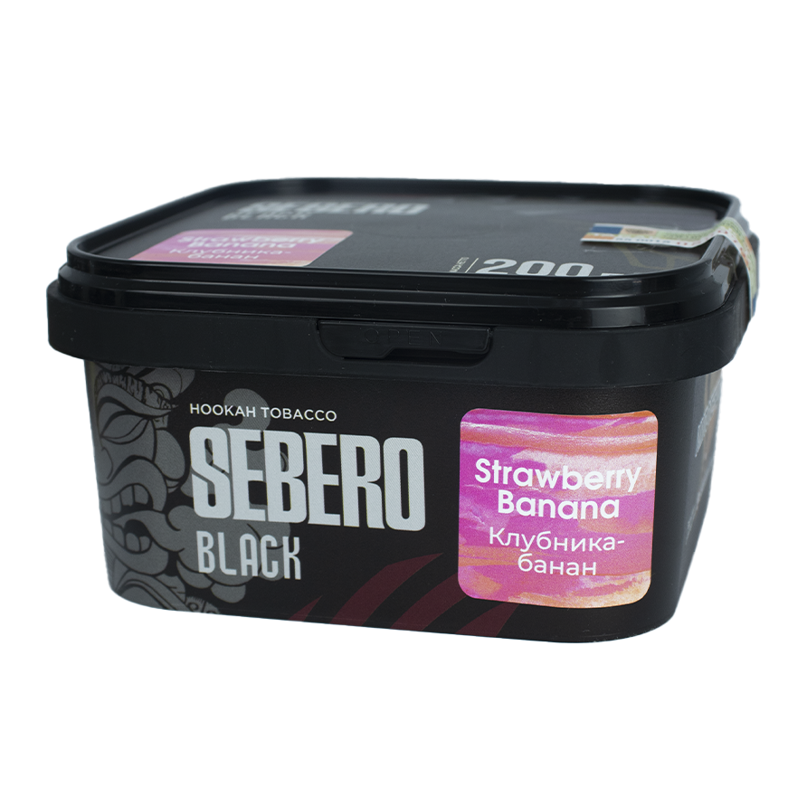 SEBERO Black 200гр Strawberry Banana