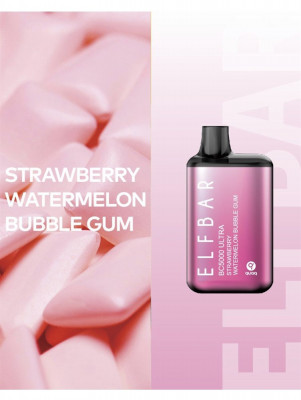 ELF BAR 5000 BC ULTRA Strawberry Watermelon Bubble Gum