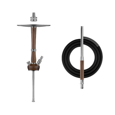 Кальян Hoob ENZO Walnut (Без Колбы, Сталь)