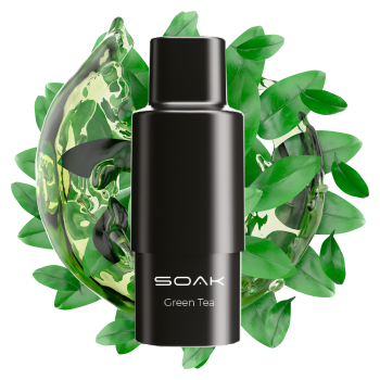 Одноразовый картридж для парения SOAK Q Green Tea Зелёный чай