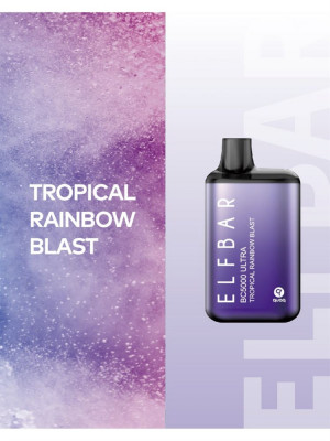 ELF BAR 5000 BC ULTRA Tropical Rainbow Blast