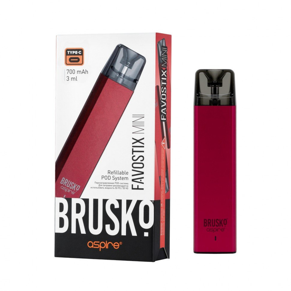Pod набор Brusko Favostix MINI Красный