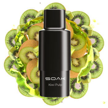 Одноразовый картридж для парения SOAK Q Kiwi Pulp Мякоть киви