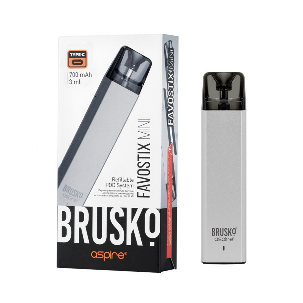 Pod набор Brusko Favostix MINI Серебро