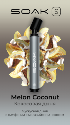 SOAK S Melon Coconut - Кокосовая Дыня