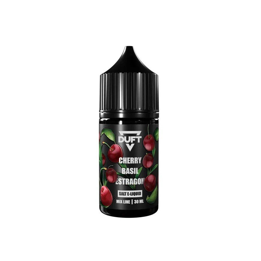 Жидкость DUFT MIX LINE Salt 30 мл CHERRY, BASIL, ESTRAGON (Вишня, базилик, тархун) Strong