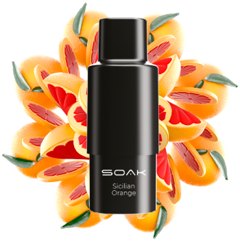 Одноразовый картридж для парения SOAK Q Sicilian Orange Сицилийский апельсин