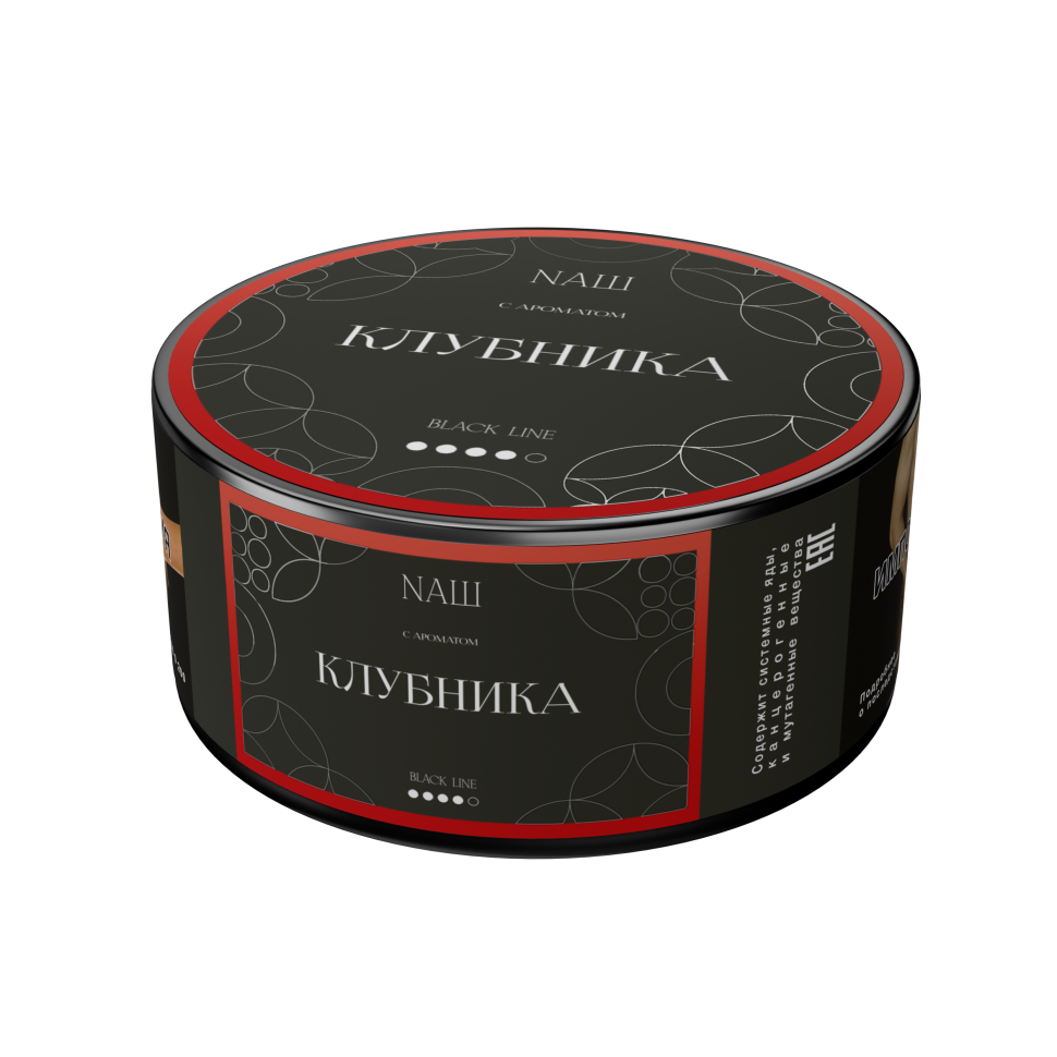 Naш Black 100гр Клубника