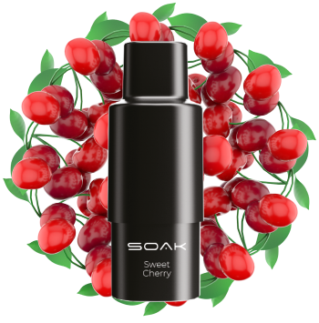 Одноразовый картридж для парения SOAK Q Sweet Cherry Сладкая черешня