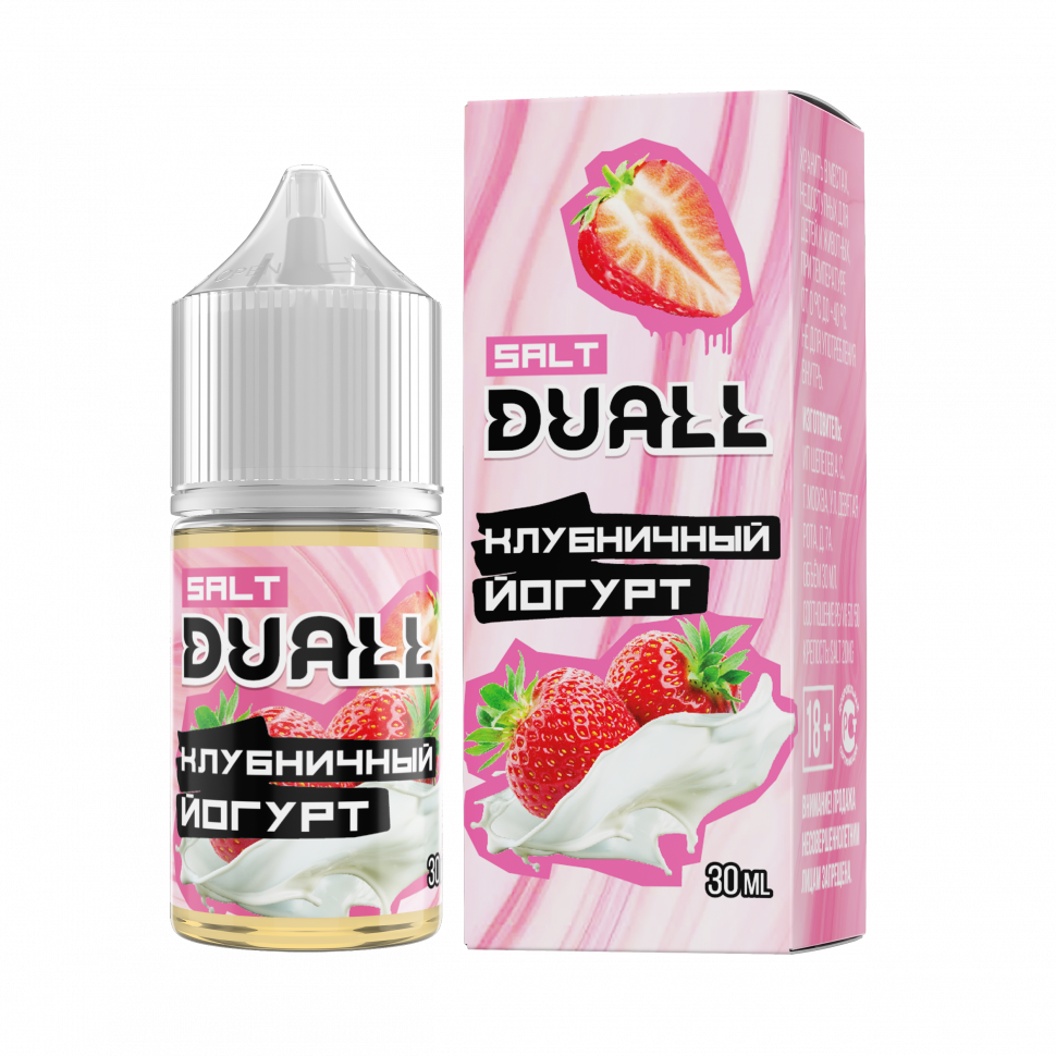 DUALL SALT hard Клубничный йогурт 30ml