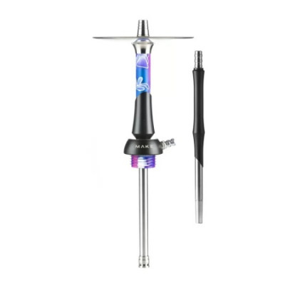 Кальян Make Hookah Acryl - Синий (Шахта, мундштук, шланг, уплотнители)