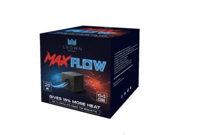 Уголь Crown 26мм 64шт MAXFLOW